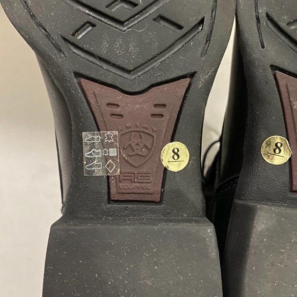 Ariat Heritage Lacer II Black Leather Kiltie Boots - Picture 9 of 11